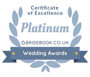 Bridebook Platinum Wedding Awards, best wedding videographer Kent